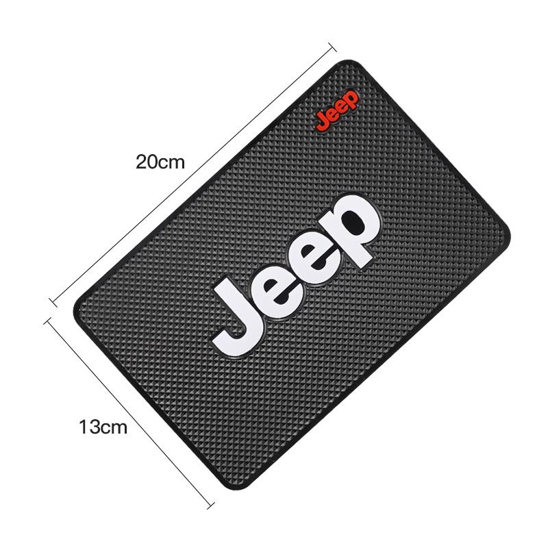 Cup Holders Car Non Slip Mat Sticky Anti Slip PVC Pads Accessories For Jeep Grand Cherokee Wrangler JK Gladiator Compass Renegad