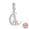Kupfer Liebe Familienstammbaum Katzen Hunde Ballon Dangle Perlen Passen Original Charms Armbänder DIY Perle Frauen Schmuckherstellung