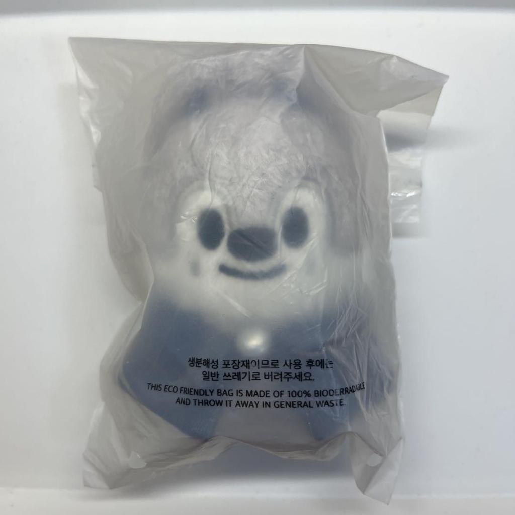 [USED] Stray Kids SKZOO 10cm Plush Toy Wolfchan & Bangchan