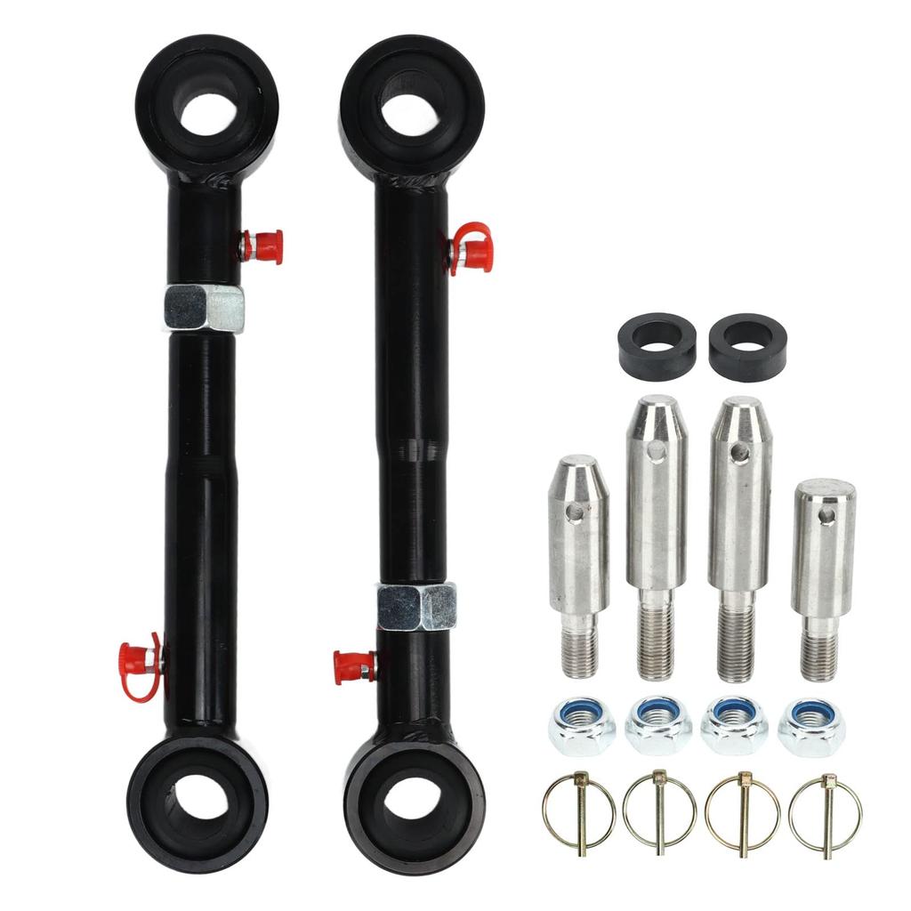Front Automotive Replacement Stabilizer Link Kit, Stainless Steel Sway Bar Disconnect Kit for 2007-2018 JK/JKS Wrangler