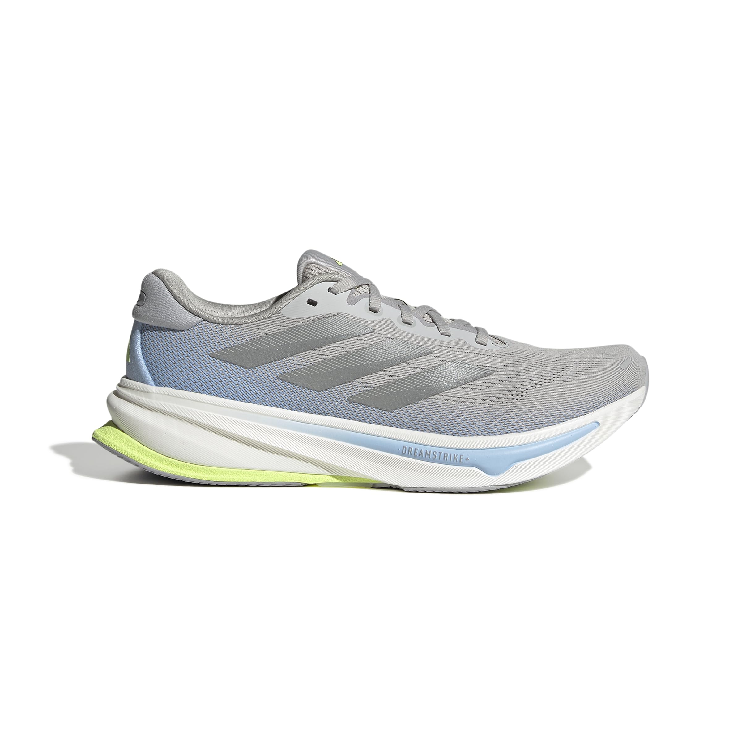 

Adidas Supernova RISE 2 Running Shoes, Unisex Adult, NKM80, Grey Two/Matte Silver/Hi-Res Yellow (IH8708), Size 26.0 cm