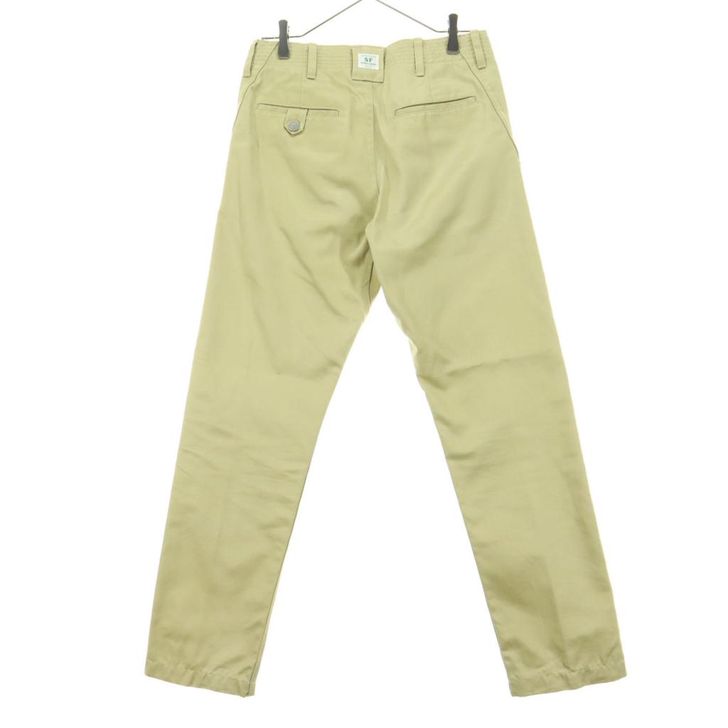 SASAFRAS Straight Pants S Beige Men's Used