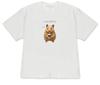 Unisexs Versatile 100 Pure Cotton Tshirt Hamster Print Loose Fit Casual Comfortable Streetwear Style