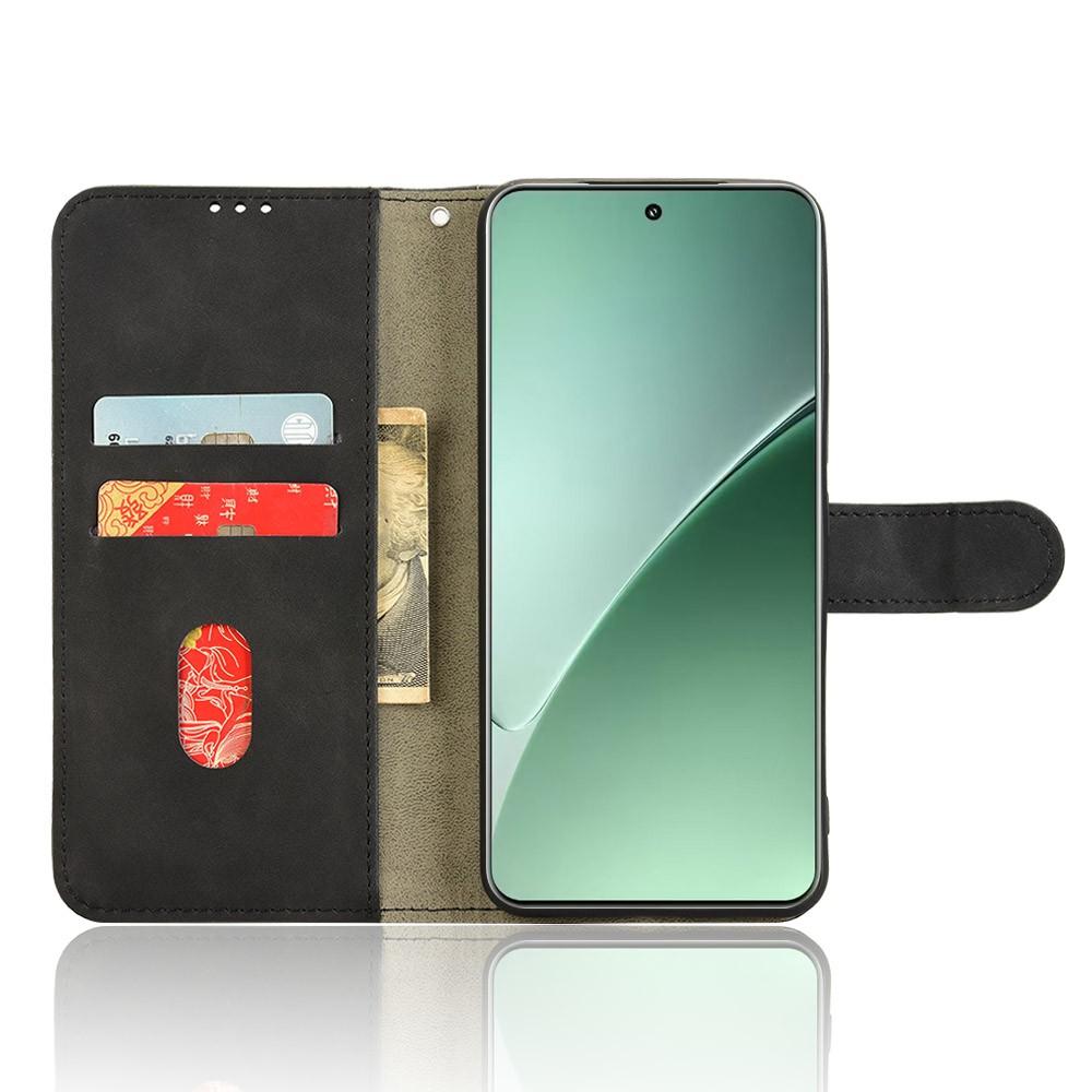 

For Xiaomi 15 Leather Case Skin-Feel Anti-Drop Wallet Flip Phone Cover Brown