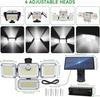 Solar Outdoor Lamp Outdoor Three Modes Motion Sensor LED Wall Light Street Light Waterproof Energy-saving Lamp Illumination Tool