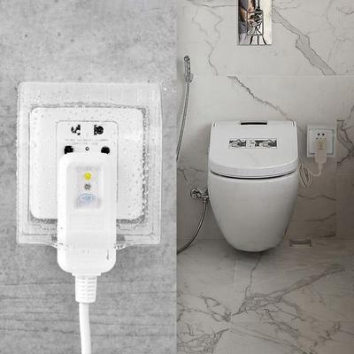Dust Proof Waterproof Socket Box Transparent Self-Adhesive Outlet Case Splash-Proof Waterproof Switch Socket Cover