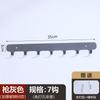 Heavy Duty Adhesive Wall Hook Set Bathroom Kitchen Closet No Drilling Gun Gray 4-10 Hooks