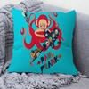 LLuxurious PPaul Frank Anime Pillow Cushion Cover Pillowcase Living Room Sofa Home Decor Customized