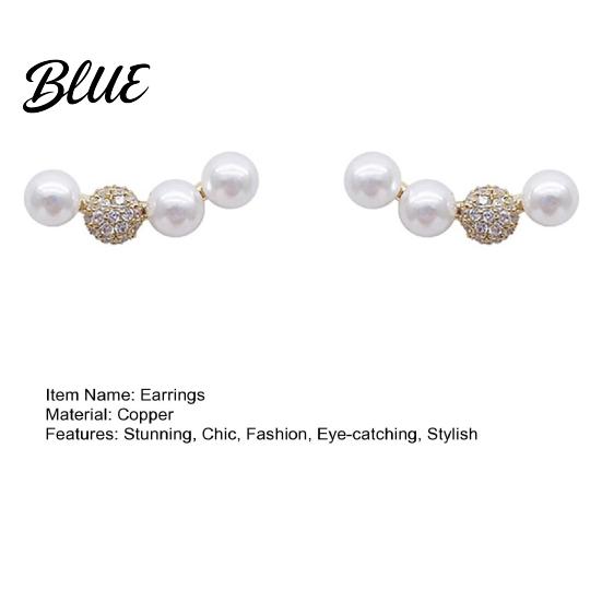 Versatile Earrings 1 Pair Stud for Women Lightweight Small Faux