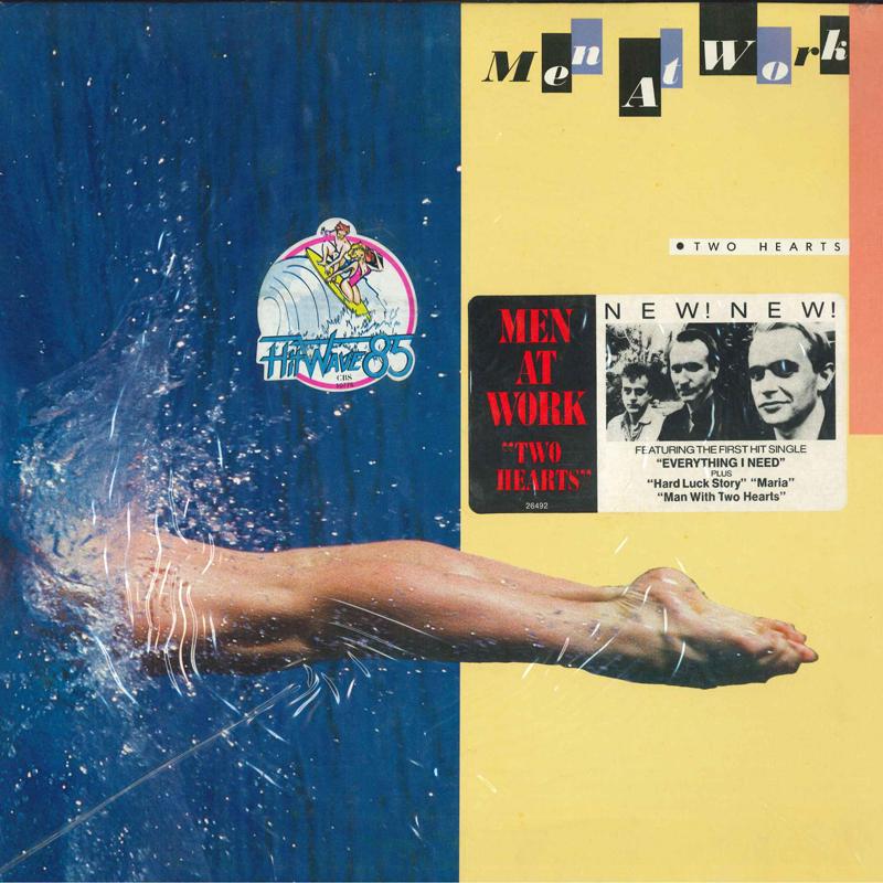 Виниловая пластинка MEN AT WORK  Two Hearts CBS26492 CBS 1985 Европа Рок Б/у