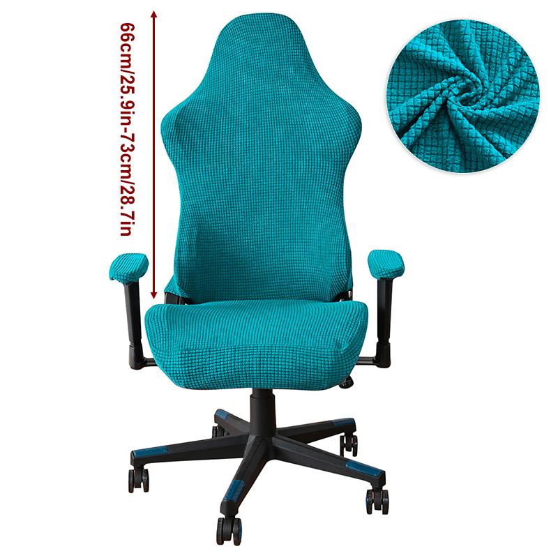 4Pcs Gaming Chair Covers With Armrest Spandex Splicover Office Seat Cover For Computer Armchair Protector Cadeira Gamer