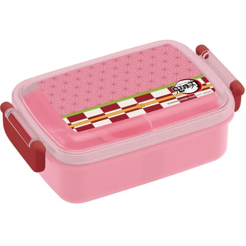 Skater Children's Antibacterial Lunch Box, Soft and Fluffy, 450ml, Demon Slayer: Kimetsu No Yaiba Kamado Nezuko Design, Made In Japan (RBF3ANAG-A)
