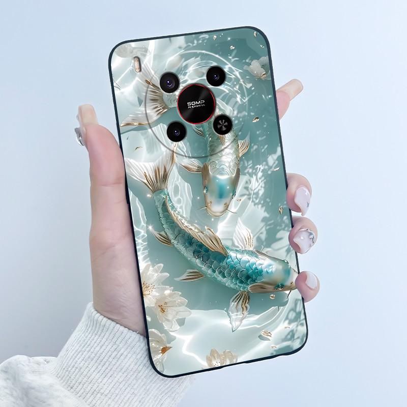 Case For ZTE Blade V70 Max / Nubia V70 Max Phone Case Black Soft Silicone Shockproof Cover Luxury Cute Love Rabbit Funny Casing