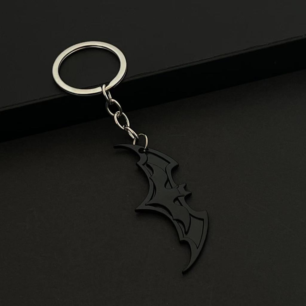 Batman Peripheral Cartoon Keychain Movie Series Car Keychains Anime Doll Men Birthday Gift Halloween