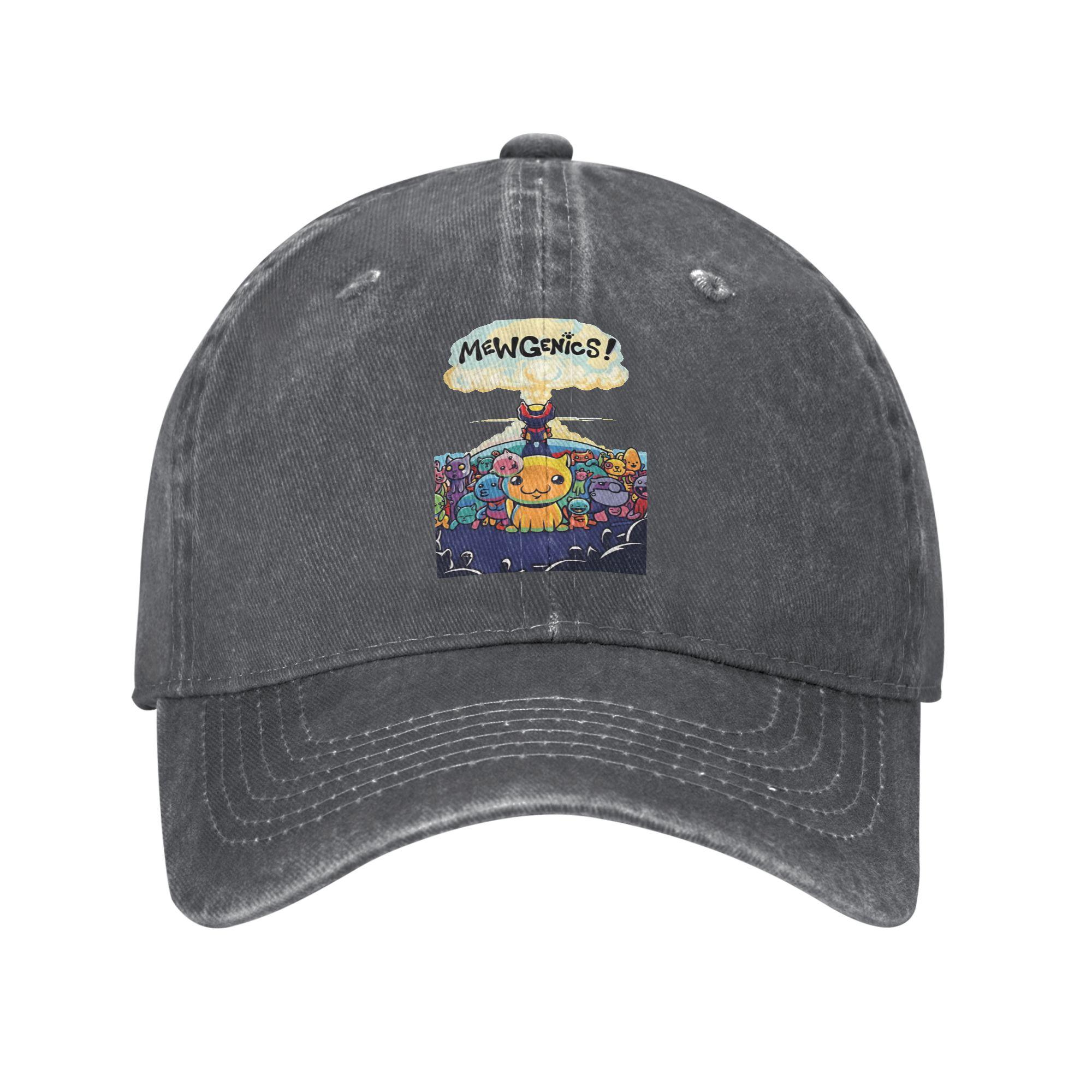 

Casual Mewgenics Gaming Cats Baseball Cap Unisex Style Distressed Cotton Snapback Cap Running Golf Gift Hats Cap One Size темно серый
