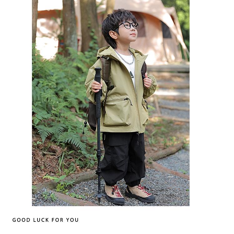 2025 Frühling/Herbst Kinder Wasserdichte Windjacke für Jungen - Outdoor Bergsteigerstil