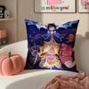 Hot Cute Casual Korean Game CCookie Run Kingdom Cushion Cover Pillowcase Short Plush Invisible zipper Room Sofa Cushion Cover