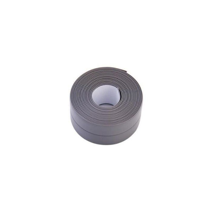 

Rouleaux de bande dtanchit impermable gris joint en PVC autocollant pour salle de bain cuisine et baignoire PZCC