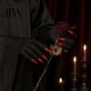 Comfortable Spooky Gloves 1 Pair Halloween Ghost Claw Gloves, Long Fingernail Witch Costume Elastic Polyester Accessory, Dark Party Performance