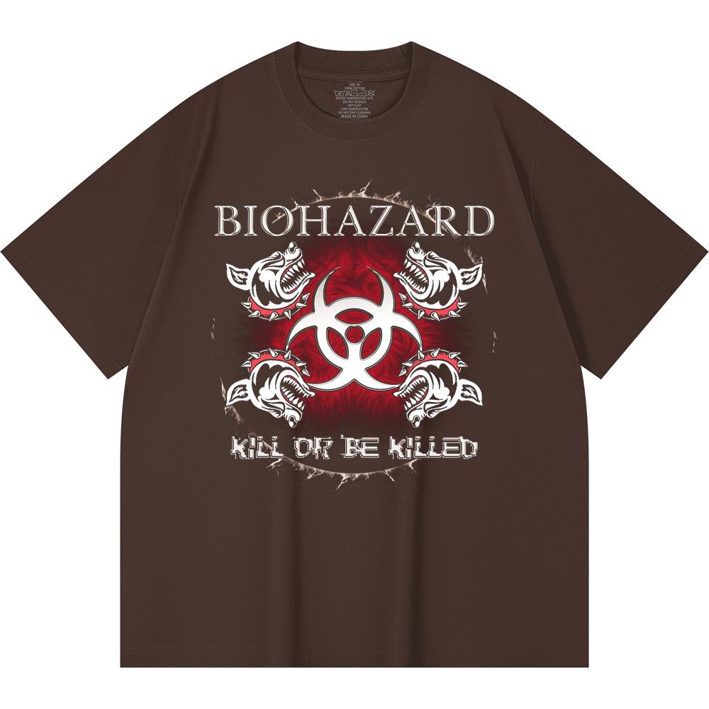 230 Gsm 100% Cotton Heavy Metal T-Shirt  Rock Band Popular Music Print Unisex Heavy Cotton T Shirt