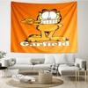 Garfield Print Tapestry, Backdrop, Easy Setup, Ideal for Bedroom, Office & Living Room, with Aesthetic Wall Hanging Decor.