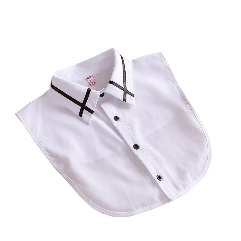 Fake Collar Shirt Women False Collar Woman Autumn Spring Detachable Collar For Sweater Lapel Blouse Women Clothes Accessories