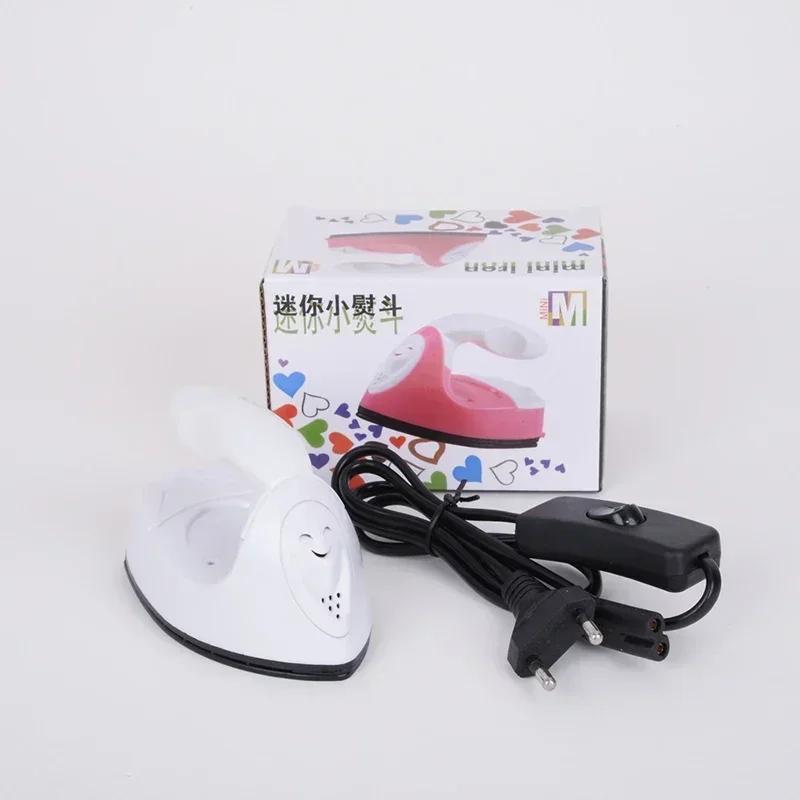 Mini Electric Iron Portable Handheld Heat Press Home Travel Craft Iron for Ironing Baby Clothes Heat Press Machine Handmade DIY