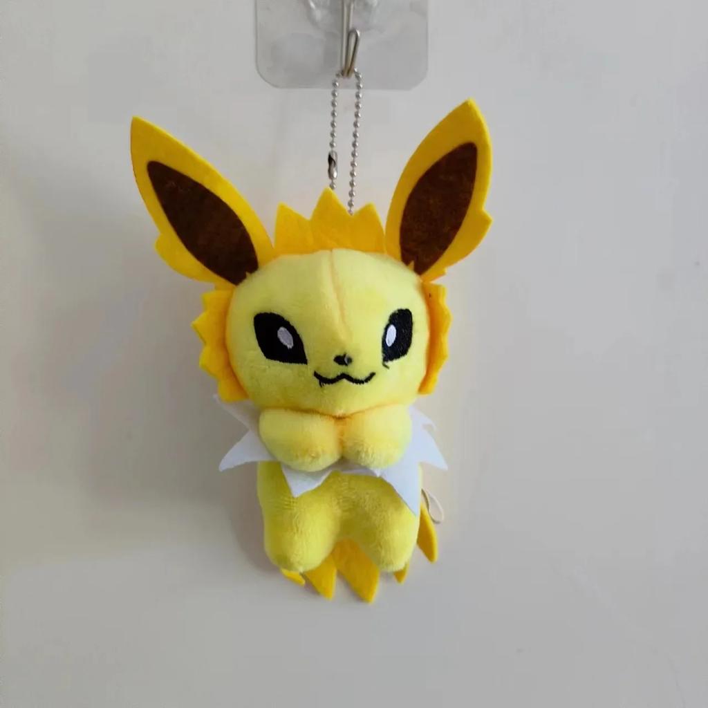 10pcs/set EeveeGlaceon SylveonLeafe Plush 10cm Soft Pendant Doll Toy Keychain Christmas Halloween Birthday Gift