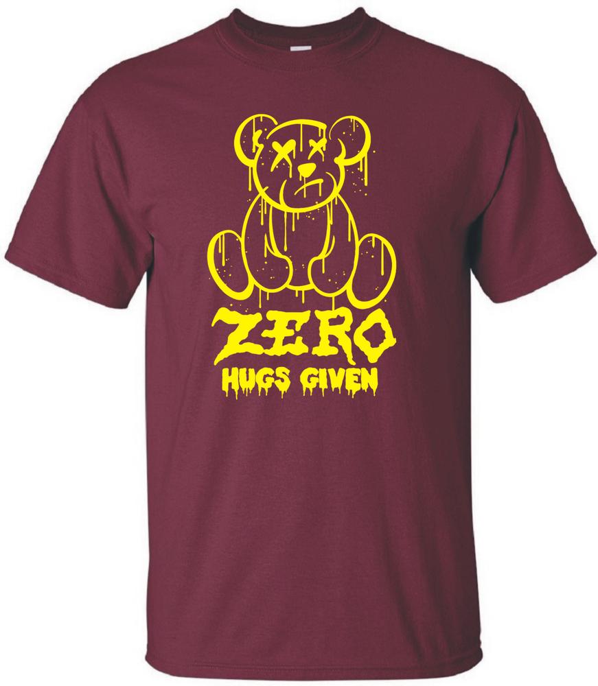 Funny Zero Hugs Given Tshirt