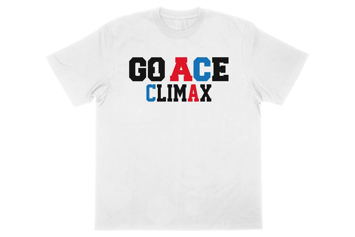 

New Japan Pro-Wrestling Hiroshi Tanahashi GO ACE CLIMAX T-Shirt, Size L, 6625103920