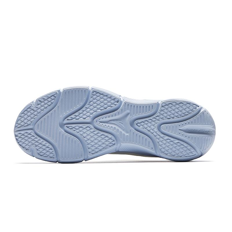 Anta Arc Fashion Comfortable Shock Absorbing Breathable Low Top Casual Running Shoes Women Sneaker White Blue 922527751-2