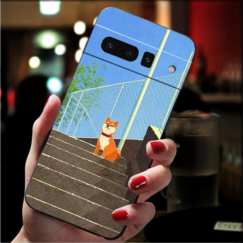 Phone Case For Google Pixel 10 9 Pro XL 9A 8 7 6 Pro Pixel 8A 7A 6A Pixel 8 7 6 5 Shiba Inu