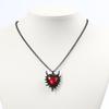 Gothic Heart Thorns Pendant Necklace For Women Men Hip-Hop Personality Trendy Charm Grunge Punk Jewelry Y2K Accessories