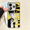 Mashle Magic And Muscles Anime Plating Phone Case For Xiaomi Redmi Note 14 15 Pro Plus 13 12 11 11S 11T 10 9S 9 5G Anti-Fall Air