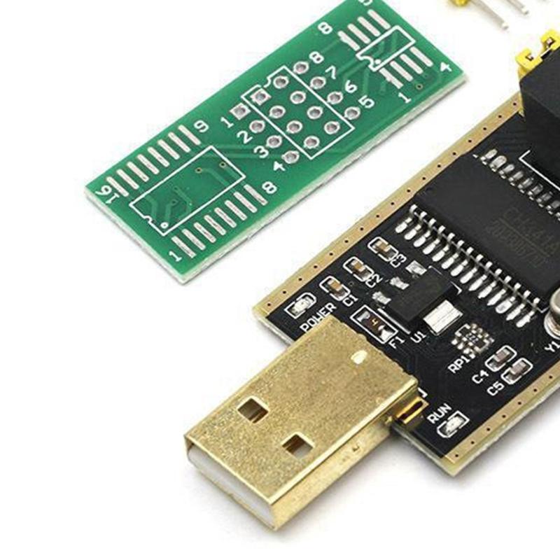 Programmer Device Featuring Parallel and Serials Interfaces Option Voltages Adjustment 3.3V 5V Including Onboard Indicators