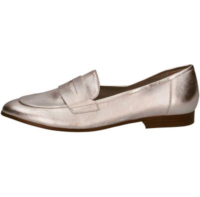 Slip-ons femininos Caprice Damen 9-24200-44 pérola metálico