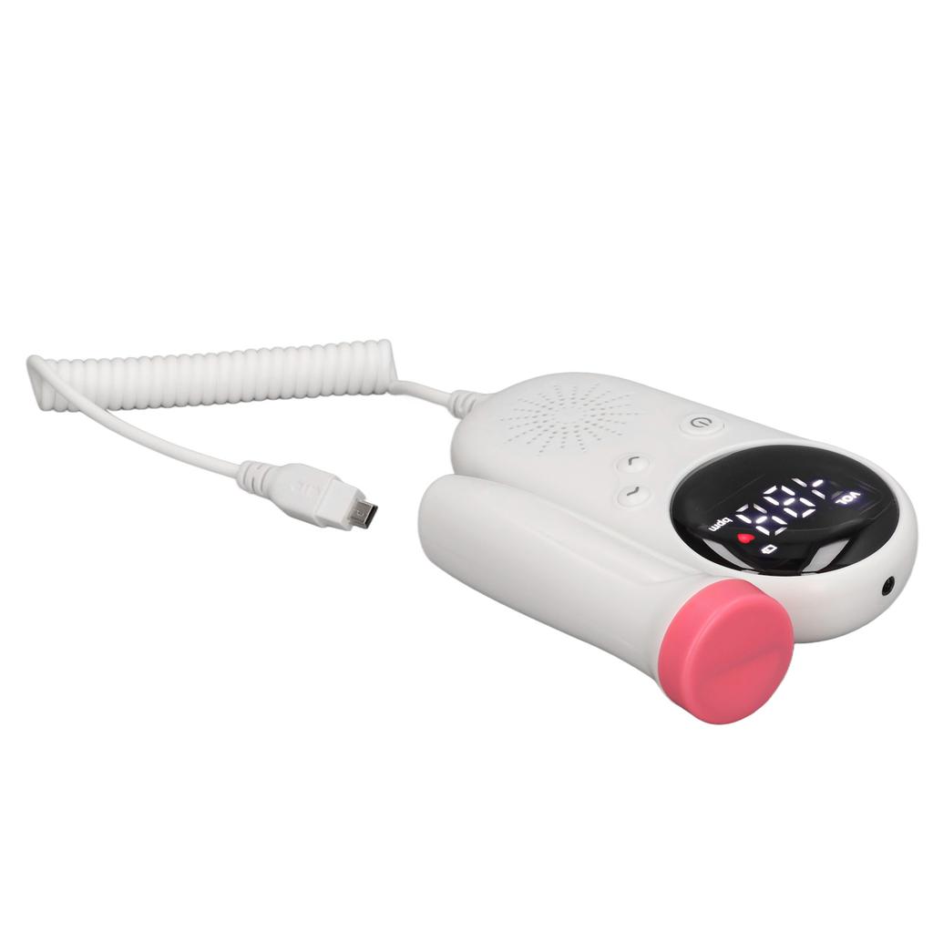 Fetal Heartbeat Monitor Professional High Sensitivity Probe Safe Accurate Pregnancy Heartbeat