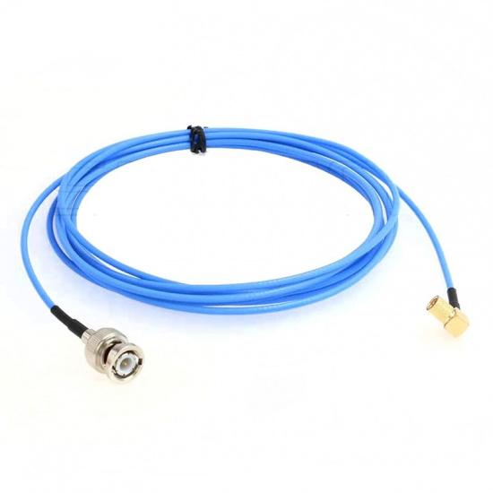 SZRMCC BNC штекер на M5 Microdot штекер Прямоугольный тестовый кабель Коаксиальный удлинитель для датчика Низкий уровень шума для 10-32 UNF Акселерометра вибрации Датчика давления 60cm
