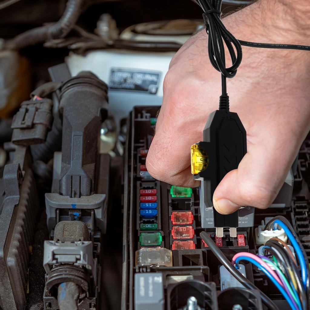 Max 48V Range 0.01~19.99A Car Circuit Tester Current Test Fuse Diagnostic Tool Repair Detector Galvanometer Automotive Accessori