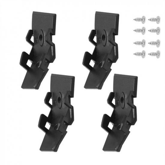 4Pcs Pull Door Strap End Repair Kit with 8 Screws for Lincoln Town Car 2003-2011
