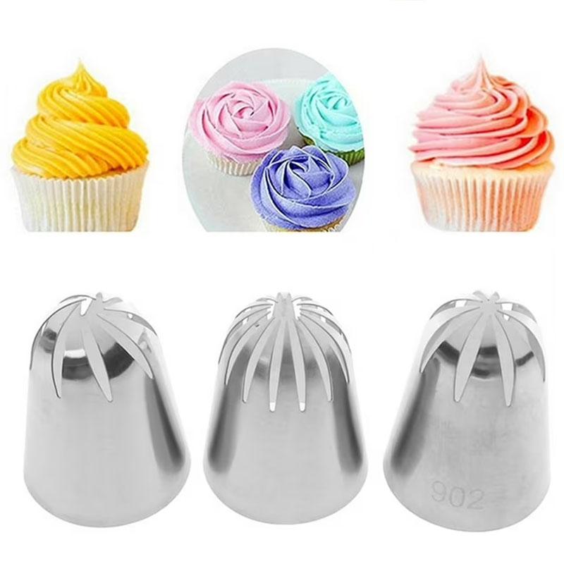 Russian Piping Tips Set Professional Cake Decorating Nozzles for Floral Frosting Designs Cupcake Icing Pastry Decorating Tools