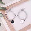 Halloween Cartoon Ghost Pendant Braided Bracelet Gifts Friendship Jewelry