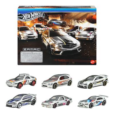 Hot Wheels Zamak Multipack Vehicle Toy Mini Cars 6 Cars for Ages 3 and Up Metal JBY80
