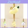 Chaveiro de Pelúcia Desenho Animado Fofo Banana Durian Cenoura Adorável Brinquedo de Pelúcia Curta Recheado