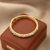 Zinc Zinc Alloy Material Enamel Oil-drip Floral Bracelet Chinese Cloisonne Bracelet Daily Jewelry