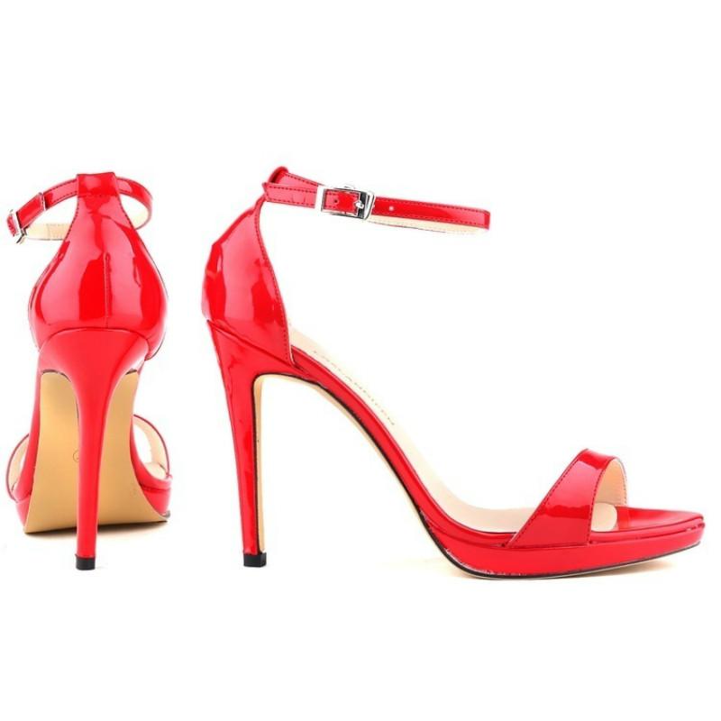 New Fashion Women Sandals 11cm Sexy High Heel Platform Buckle Strap Sandal Thin Heels Classics Casual Serpentine Women Shoes Shoe