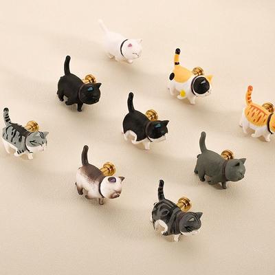 High-quality Resin Drawer Handle Cartoon Cat Furniture Hardware Cabinet Handle Wardrobe Handle