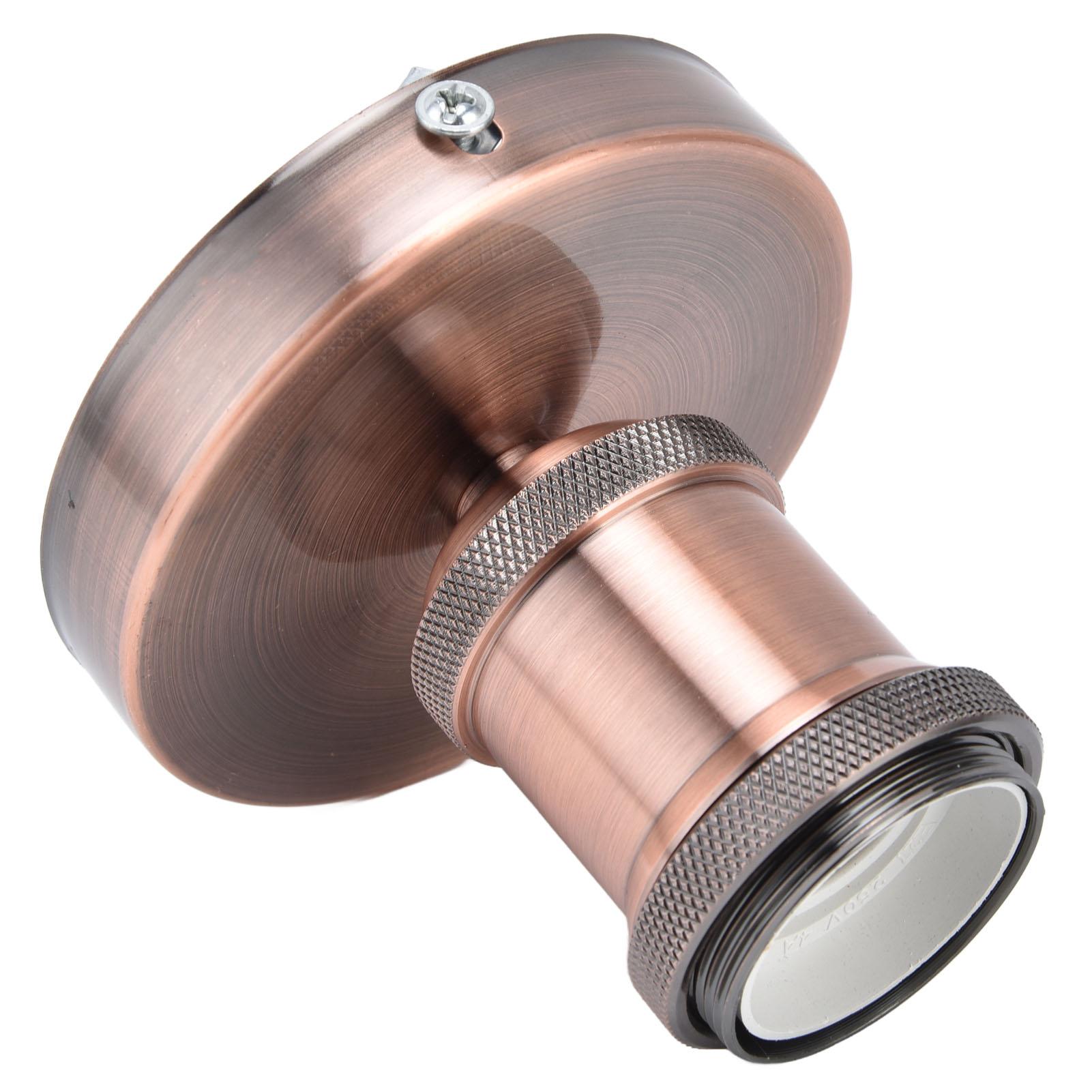 

Vintage E26 E27 Lamp Socket Ceiling Lamp Holder with Accessories for Kitchen Bedroom Living Room 100‑240V Type 1