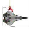 Firefighter Christmas Tree Acrylic Ornament: Commemorative Hanging Decoration Gift
