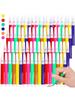4-24Packs 6-Color Watercolor Pens Mini Drawing Marker Suitable for Non-woven Graffiti Bag Painting Art Stationery Accessories